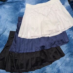 PINK Victoria's Secret Skater Skorts White, Navy, Black